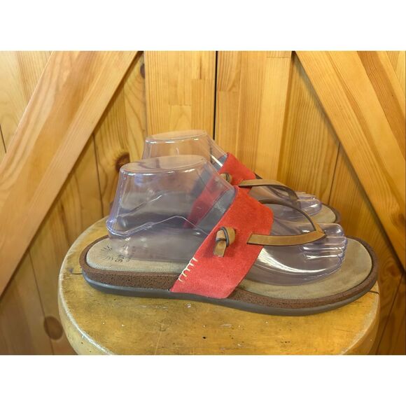 G.H. Bass Shannon Leather sunjuns poppy Size 9 - Picture 1 of 8
